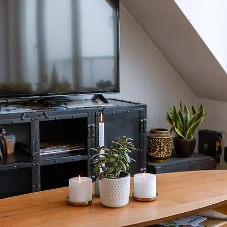 Apartment Super Charming And Sunny Penthouse With Open View Over The Inner And At Walking Distance From The Sea And The Beach *